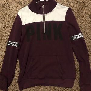 Victoria’s Secret pink half zip jacket